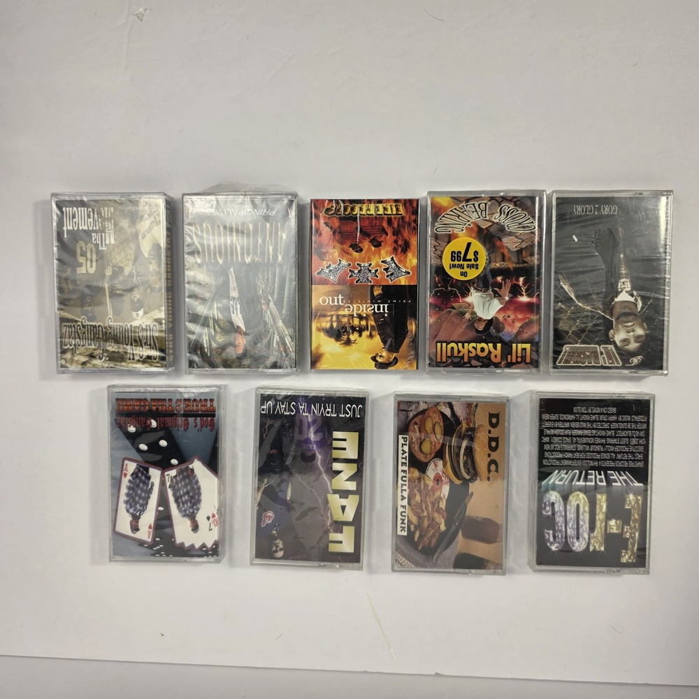 Lot of 9 Premium Vintage Christian Rap & G-Funk Cassette Tapes – Grapetree Rec.